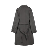 Double Breasted Men's Mid-length Over-the-knee High-grade Trench Coat