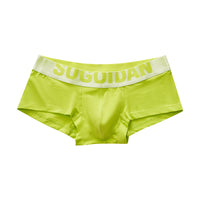 Men's Fashion Low Waist Panties U Convex Pure Cotton Boxer Brief Slim Sports Breathable Boxers