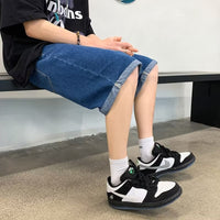 Summer Denim Shorts Male Hong Kong Style Trendy
