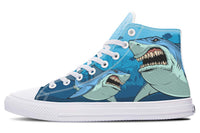 Printed Couple High-top Canvas Shoes