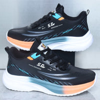 Mens Soft-soled Leather Waterproof Casual Athletic Shoes