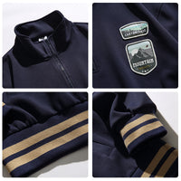 Zipper Badge Sweater For Men And Women