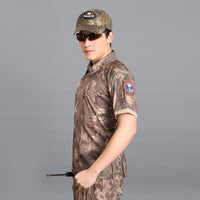 Tactical Camouflage Lapel T-shirt Outdoor