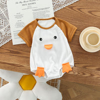 Boys And Girls Korean Style New Cartoon Cute Cartoon Onesie Romper