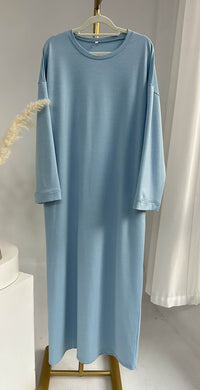 Dubai Middle East Turkey Dubai Solid Color Hoodie Dress
