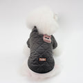 Autumn And Winter Casual Warm Plaid Jacket Small Dog