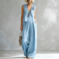 Sexy Urban-style Sleeveless Pantsuit