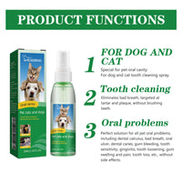 Pet Teeth Deodorant Spray Deodorant Oral Cleaning