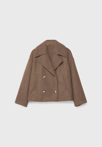 Foreign Trade European And American Women's Clothing Long Sleeve Coat Overcoat