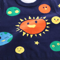 Children's Autumn And Winter New Double-layer Cotton Sweater