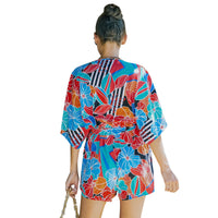Summer European And American Floral Jumpsuit