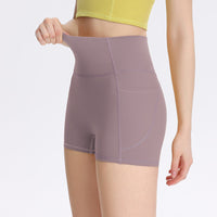 Cloud-feel High-waist Butt-lifting Thin Elastic Three-quarter-length Pants