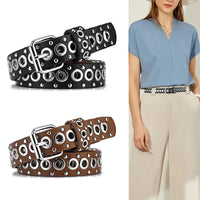 Fashion All-match Air Hole Hollow Decoration Belt