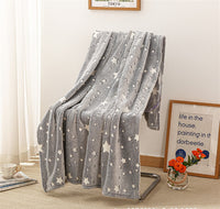 Flannel Glow-in-the-dark Blanket Soft Cozy And Warm For Naps