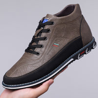 Men's High Top Shoes With Lace Up Martin Boots