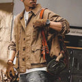Men's Loose Retro Work Jacket Plus