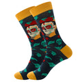 Women's Winter Warm Christmas Print Socks