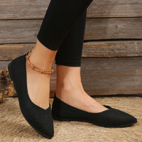Oversized Shoes Female Pointed Flyknit