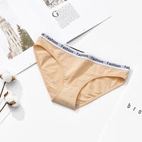 Letter Student Girl Cotton Briefs
