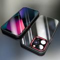 Transparent Lens Metal Large Hole Phone Case