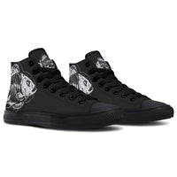 Printed Couple High-top Canvas Shoes