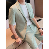 Summer Thin Suit Men's Fashion Leisure Suit