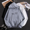 New Mens And Womens Fleecelined Insulated Hooded Sweatshirt