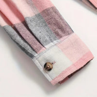 Women's Casual Fashion Loose Cool Plaid Shirt