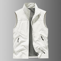 Men's Casual Stand Collar Printed Vest