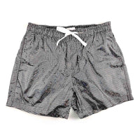 Men's Shiny Printed Loose Beach Drawstring Leisure Shorts