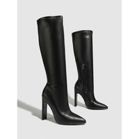 Pointed Toe High Heels With Slender Stiletto Heels That Create A Slimming Lookknight Boots