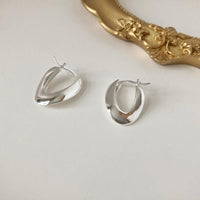 Geometric Mobius Iris Tectorum Earrings