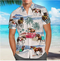 Plus Size Men's Fashion Digital Printing Short Sleeve