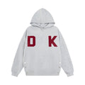Letter Print Loose Hooded Sweater