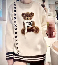 Loose And Lazy Style Fashion Knitwear Women
