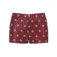 Sequined Printed Fashion Women's Wear Casual Shorts