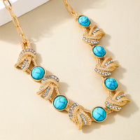 Fashionable Retro Exaggerated Metal Necklace For Women