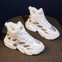 Women's Fashion Casual Velvet Inner High Shoes