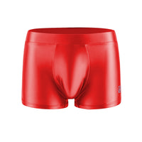 Men's Fashion Breathable High Shine Spandex Sports Ice Silk Boxer Briefs
