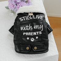 Pet Clothes Fleece Lined Padded Warm Keeping