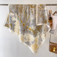 Spring Square Large Kerchief Thin Scarf