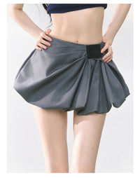 American Hot Girl Skirt Women Summer High Waist A- Line Slimming