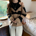 Long Cardigan With Turtleneck Sweater Wide Leg Pants