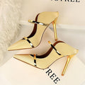 Women's Stiletto Single Shoes Back Empty Sandals