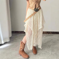 Sweet Girls Layered Vacation-style Maxi Dress