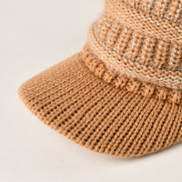 Warm Big  Ball Knitted Wool Hat
