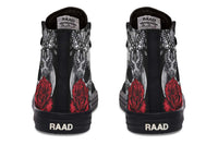 Printed Couple High Top Canvas Shoes