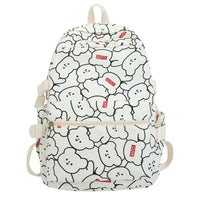 Cute Print High School Student Computer Backpack