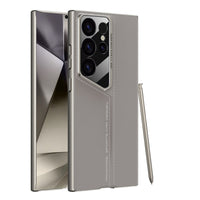 Blade Plain Leather Protective Case Fashion Drop-resistant