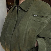 Retro Biker-style Cool Short Womens Loose Jacket